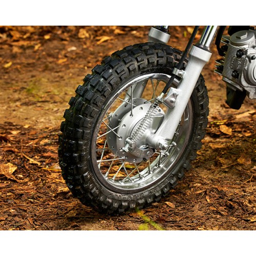 Drum brakes and knobbly tyres